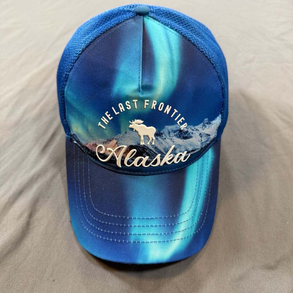 Robin Ruth Alaska Last Frontier Northern Lights Trucker Snapback Hat